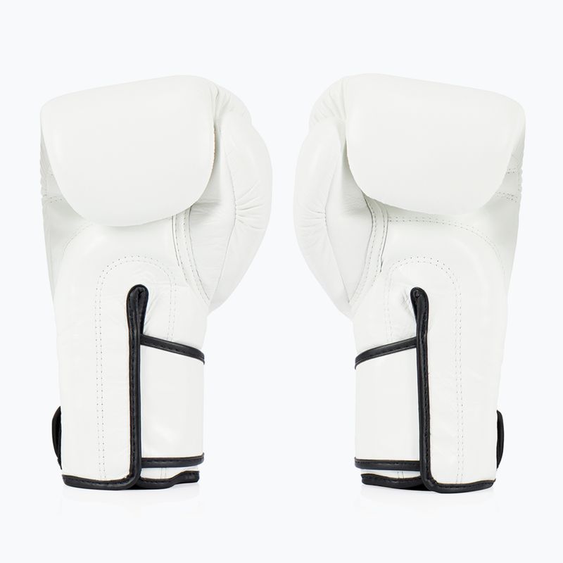 Guantoni da boxe Fairtex Stylish Angular Sparring - Pollice bloccato bianco 2