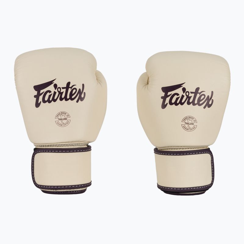 Guantoni da boxe in vera pelle Fairtex kaki 2
