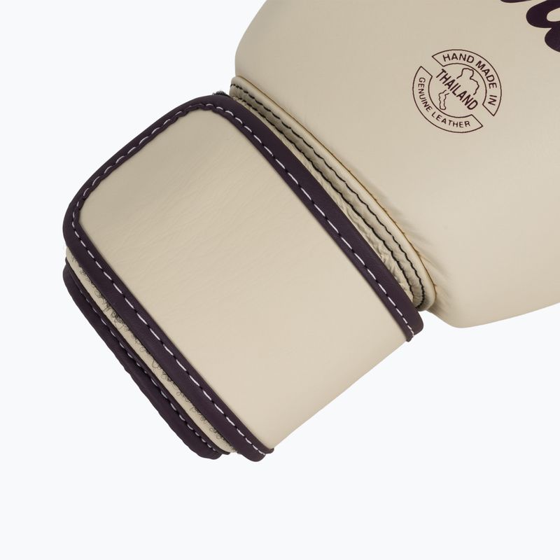Guantoni da boxe in vera pelle Fairtex kaki 6