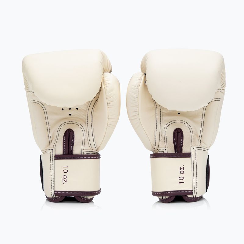 Guantoni da boxe in vera pelle Fairtex kaki 2