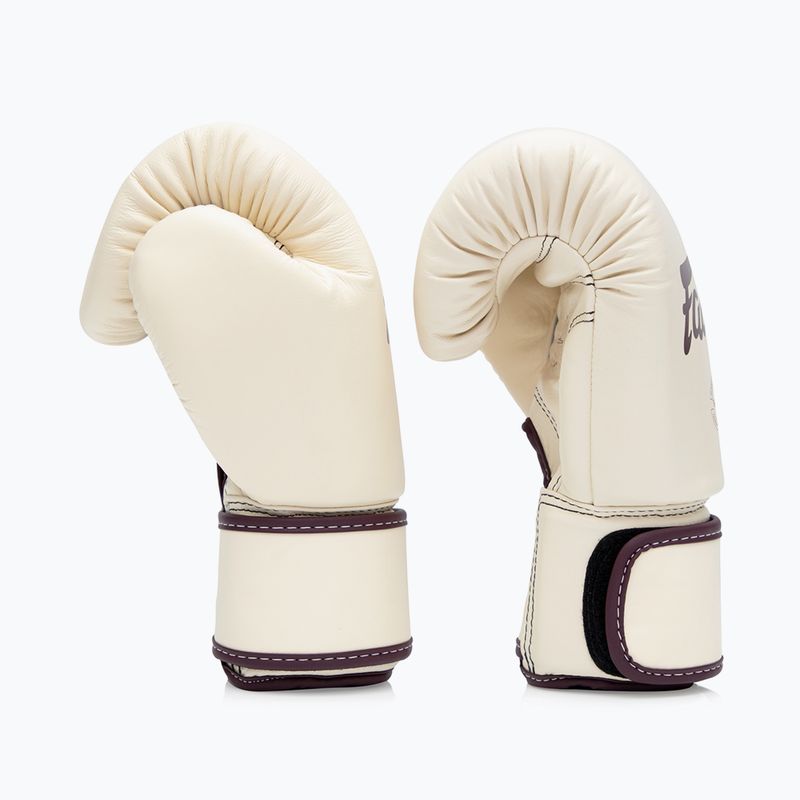 Guantoni da boxe in vera pelle Fairtex kaki 3