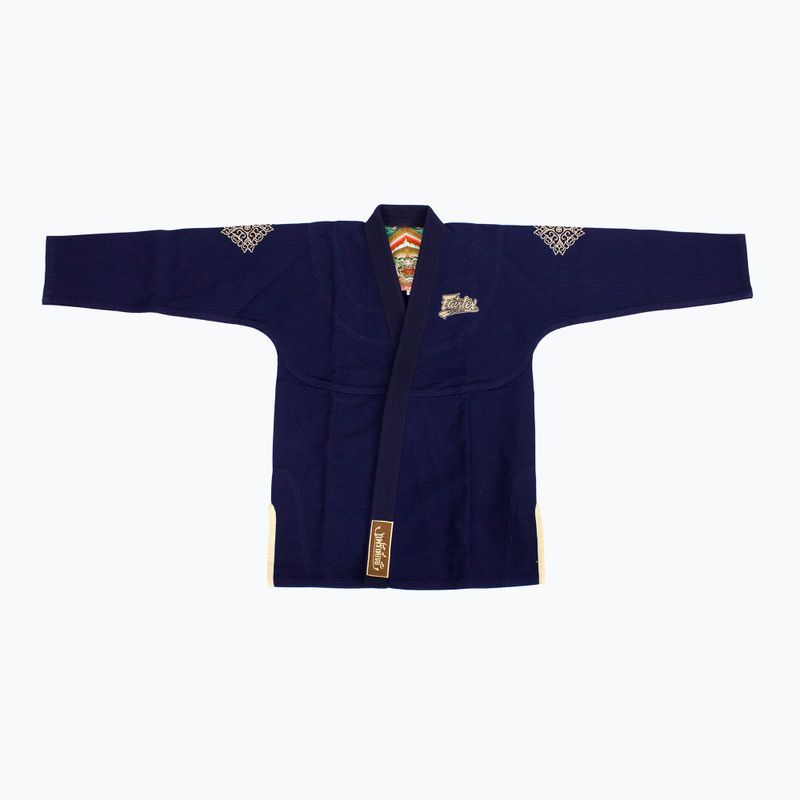 GI per jiu-jitsu brasiliano Fairtex 'Matchanu' blu navy 2