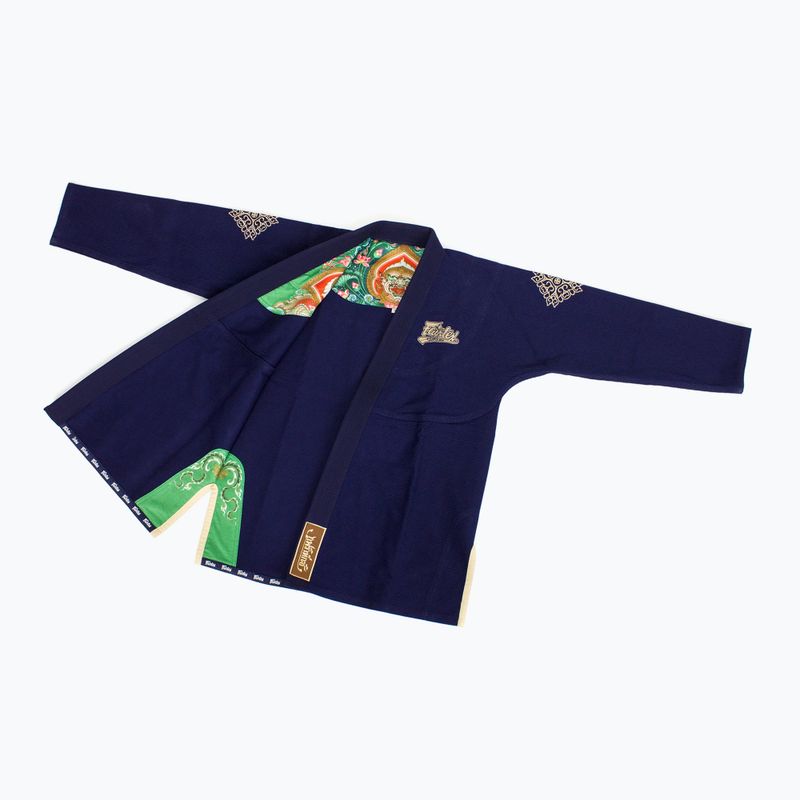 GI per jiu-jitsu brasiliano Fairtex 'Matchanu' blu navy 5
