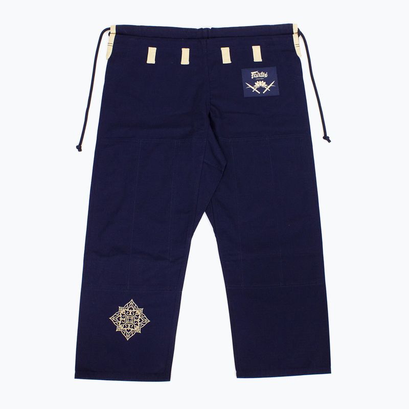 GI per jiu-jitsu brasiliano Fairtex 'Matchanu' blu navy 7