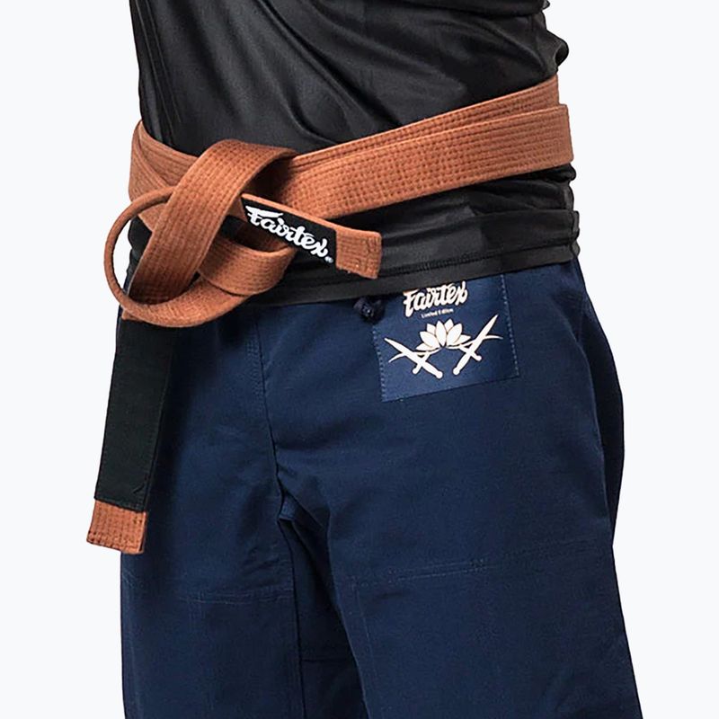 GI per jiu-jitsu brasiliano Fairtex 'Matchanu' blu navy 11