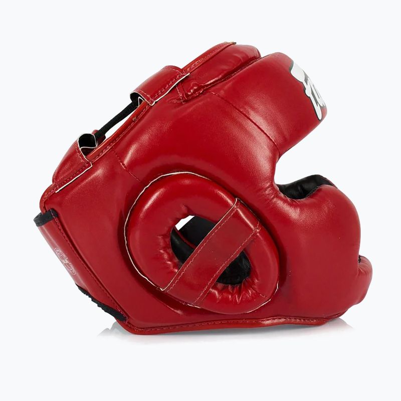 Paratesta Fairtex per casco da boxe per bambini rosso 4