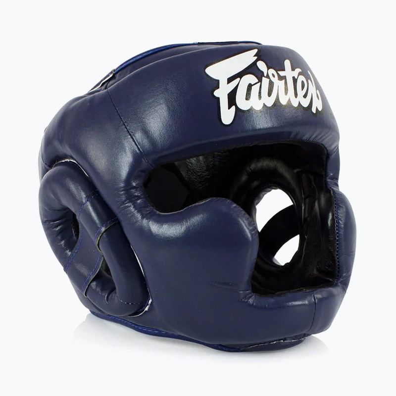 Fairtex Headguard for Kids casco da boxe blu
