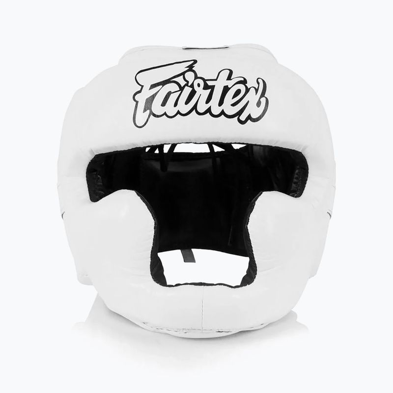 Paratesta Fairtex per casco da boxe per bambini bianco 2