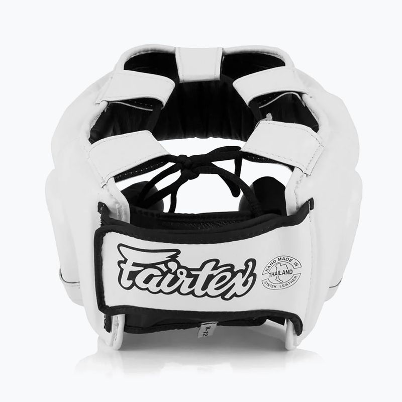 Paratesta Fairtex per casco da boxe per bambini bianco 3