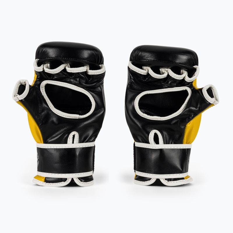 Guanti Fairtex Super Sparring Grappling nero/giallo 3