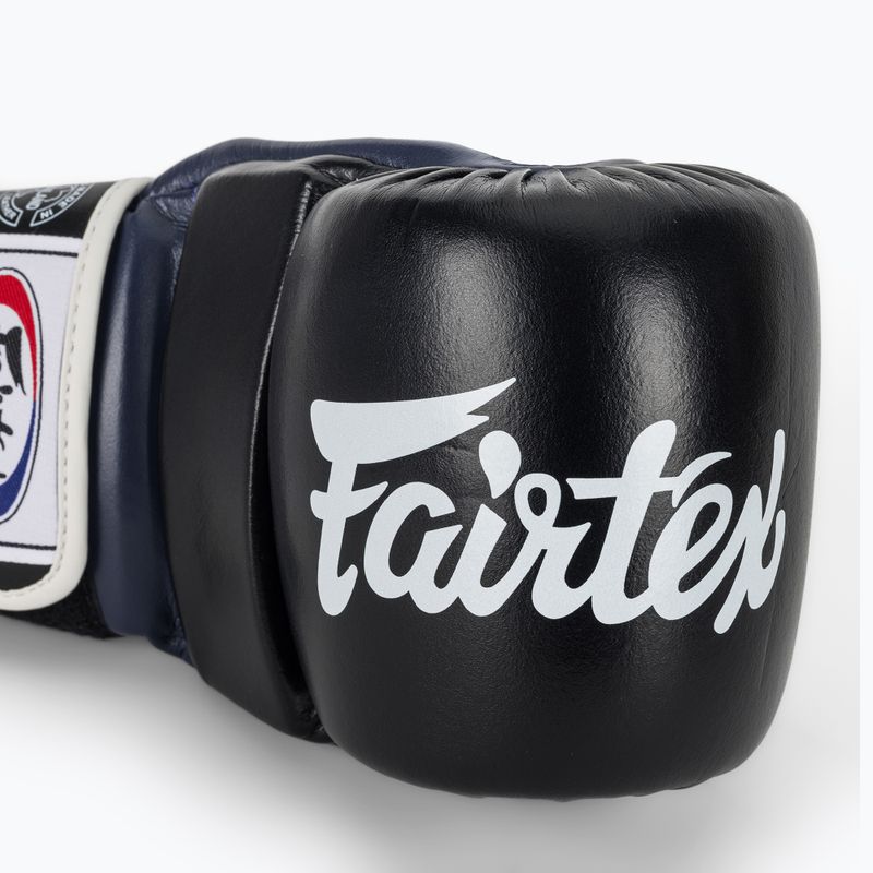 Guanti da grappling Fairtex Super Sparring nero/blu 5