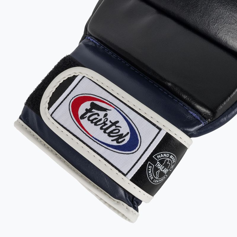 Guanti da grappling Fairtex Super Sparring nero/blu 6