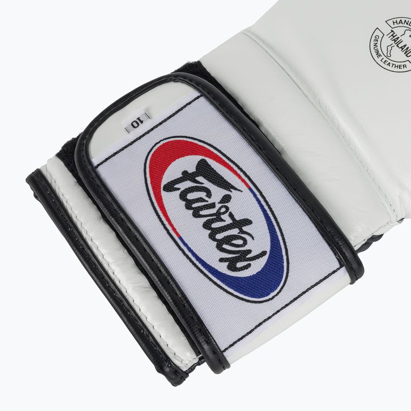 Guanti da boxe Fairtex Heavy Hitter's Mexican Style bianco/blu 6