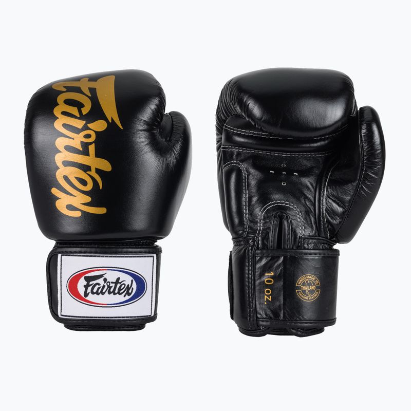Guanti da boxe Fairtex Deluxe Tight-Fit neri