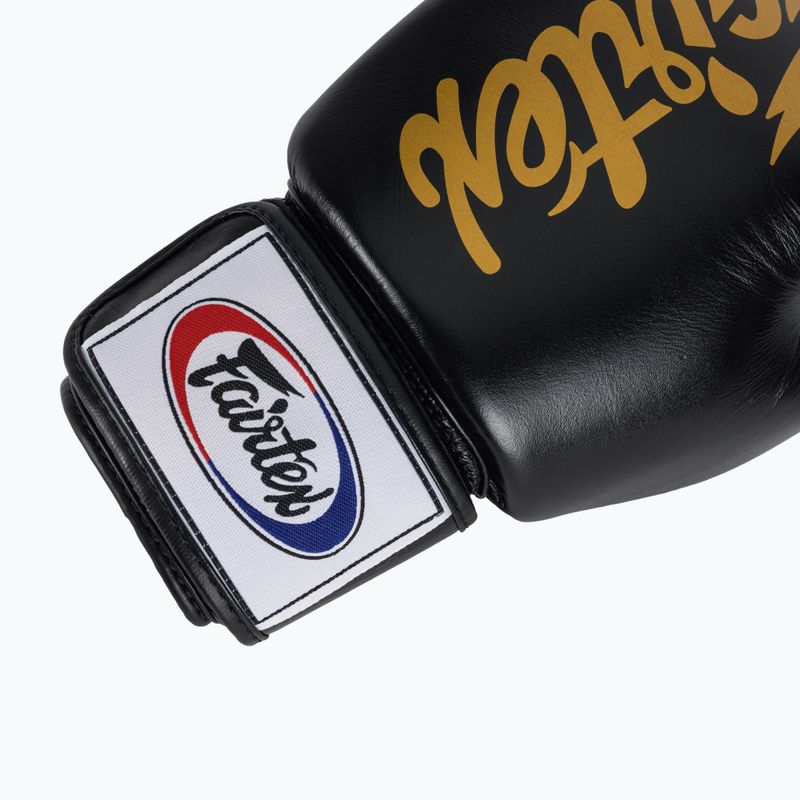 Guanti da boxe Fairtex Deluxe Tight-Fit neri 6