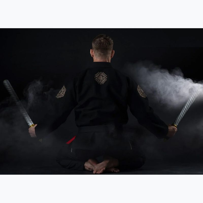 GI per Fairtex Brazilian jiu-jitsu 'Treeburam' nero 11