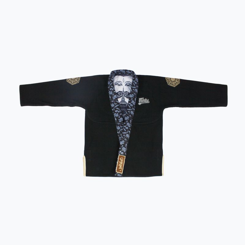 GI per il jiu-jitsu brasiliano Fairtex 'Treeburam' Limited Edition nero 3
