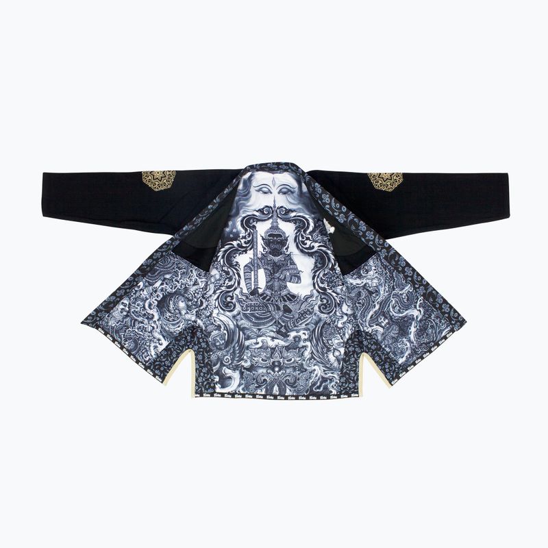 GI per il jiu-jitsu brasiliano Fairtex 'Treeburam' Limited Edition nero 5
