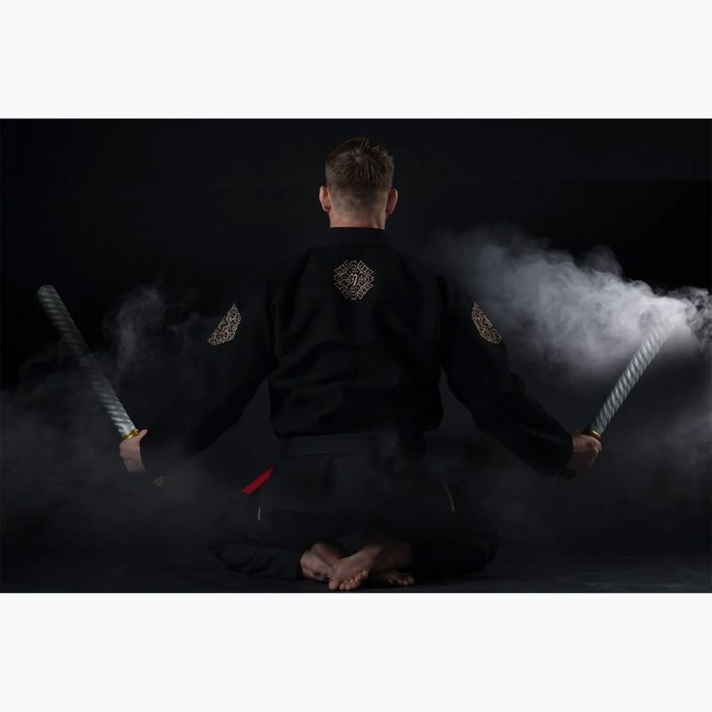 GI per il jiu-jitsu brasiliano Fairtex 'Treeburam' Limited Edition nero 10