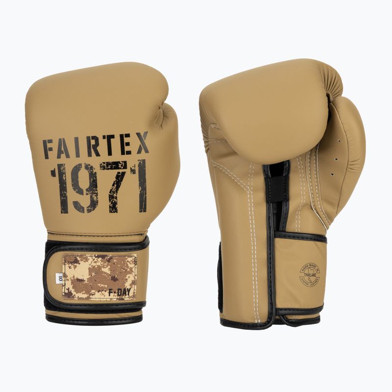Fairtex F-DAY 2 Edizione limitata di guantoni da boxe color kaki 2