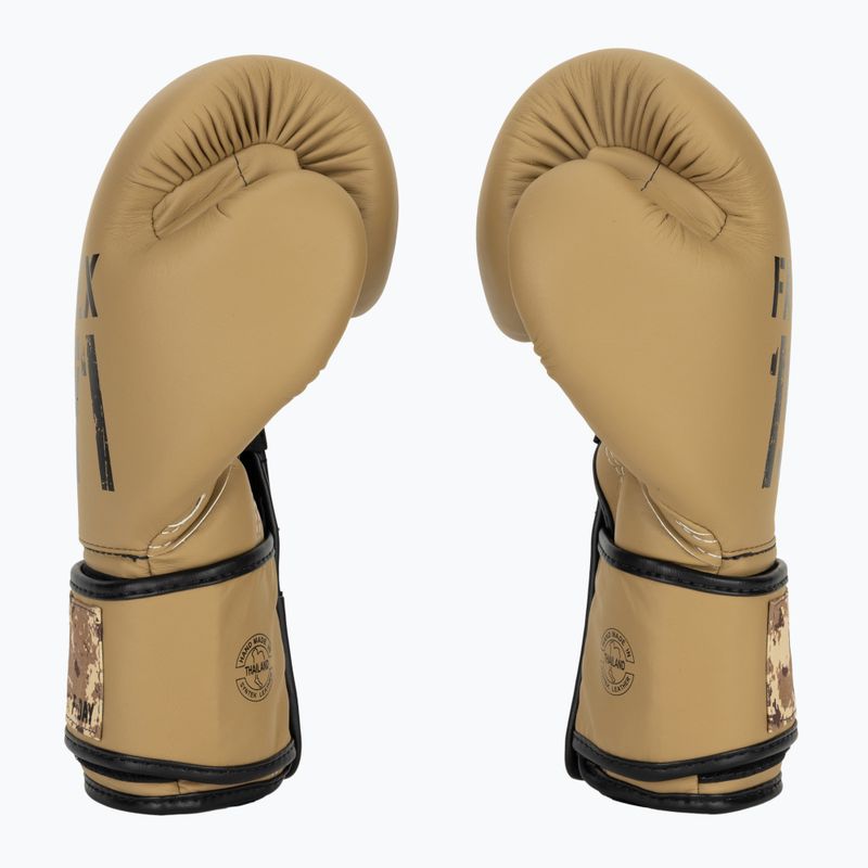 Fairtex F-DAY 2 Edizione limitata di guantoni da boxe color kaki 4