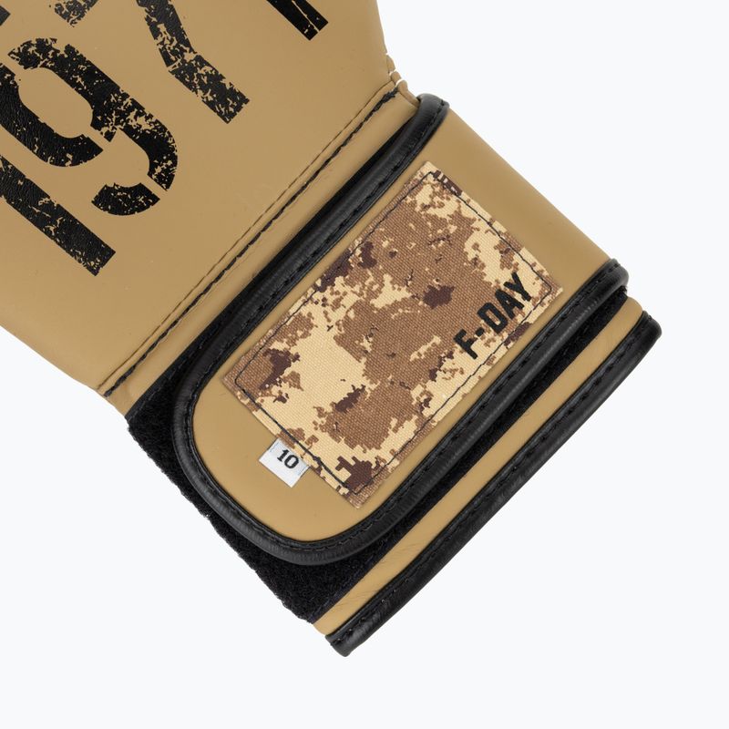 Fairtex F-DAY 2 Edizione limitata di guantoni da boxe color kaki 6