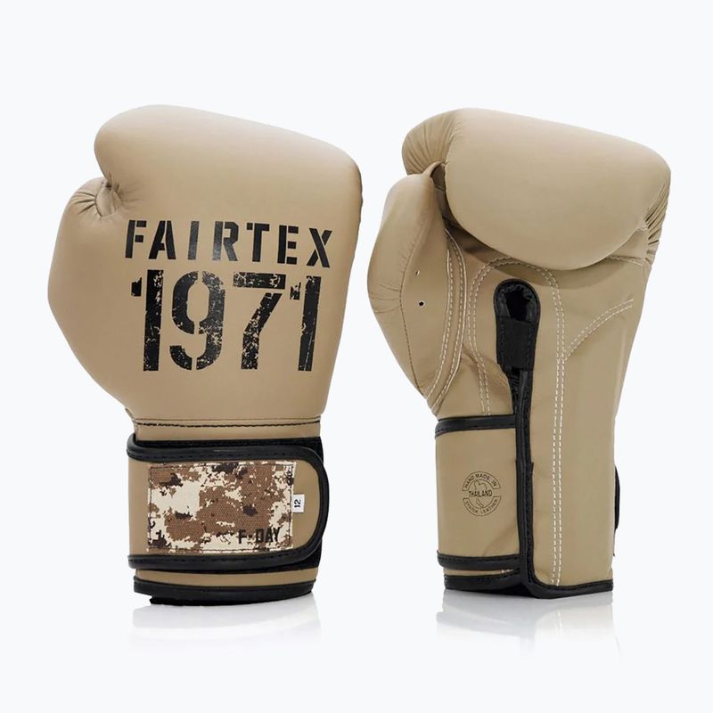 Fairtex F-DAY 2 Edizione limitata di guantoni da boxe color kaki