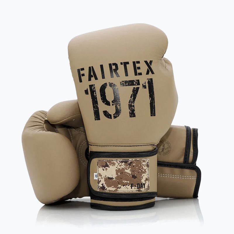 Fairtex F-DAY 2 Edizione limitata di guantoni da boxe color kaki 4