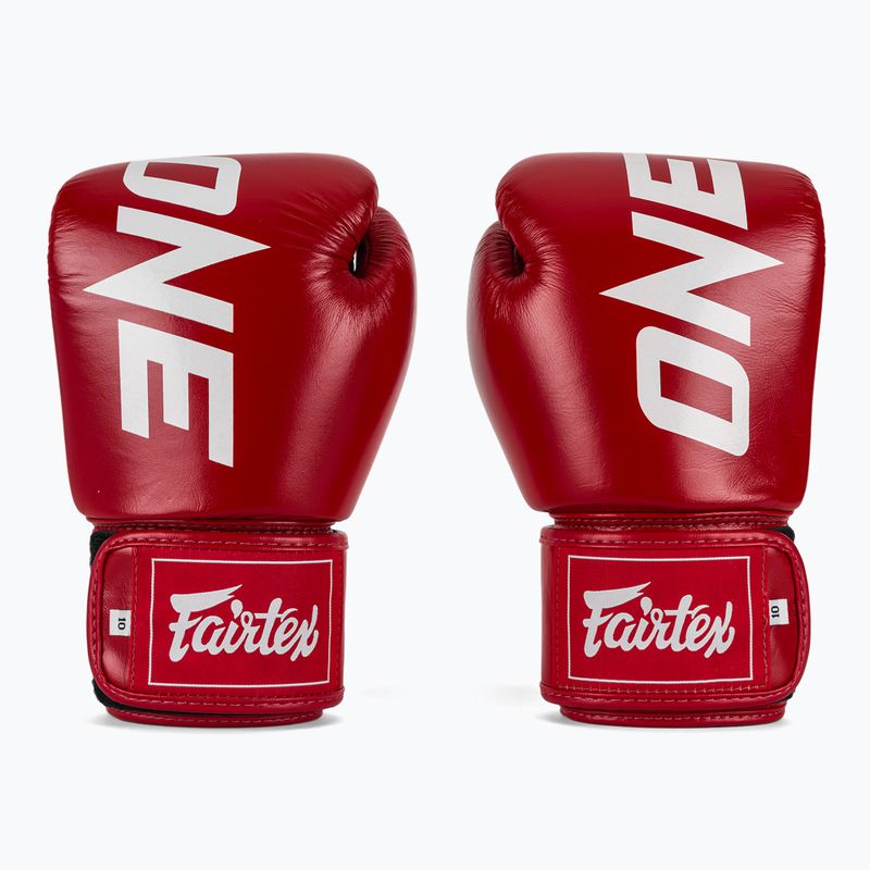 Guanti da boxe Fairtex ONE X Fairtex rosso 2