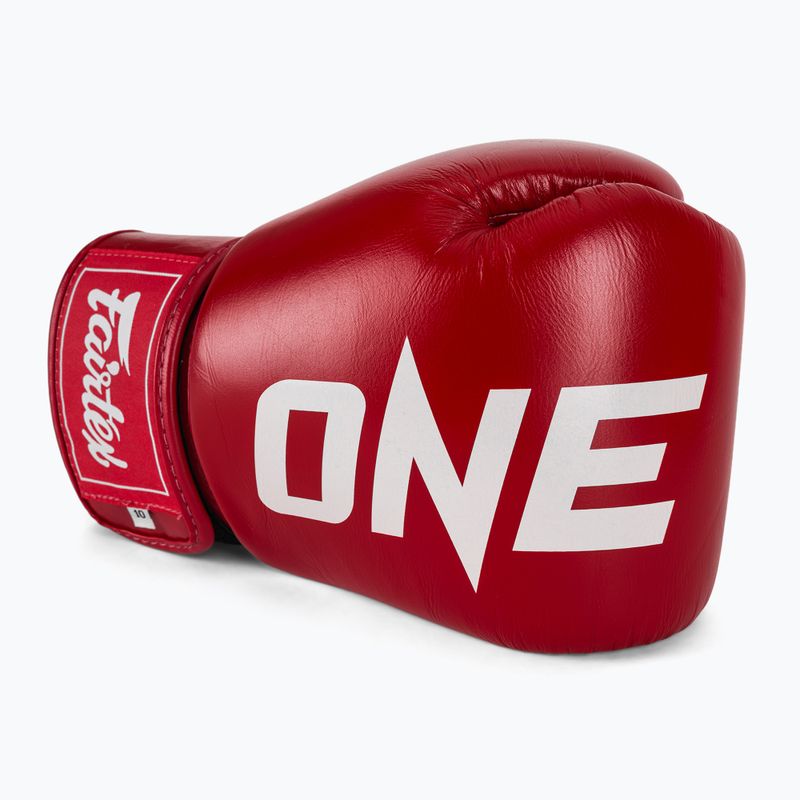 Guanti da boxe Fairtex ONE X Fairtex rosso 5