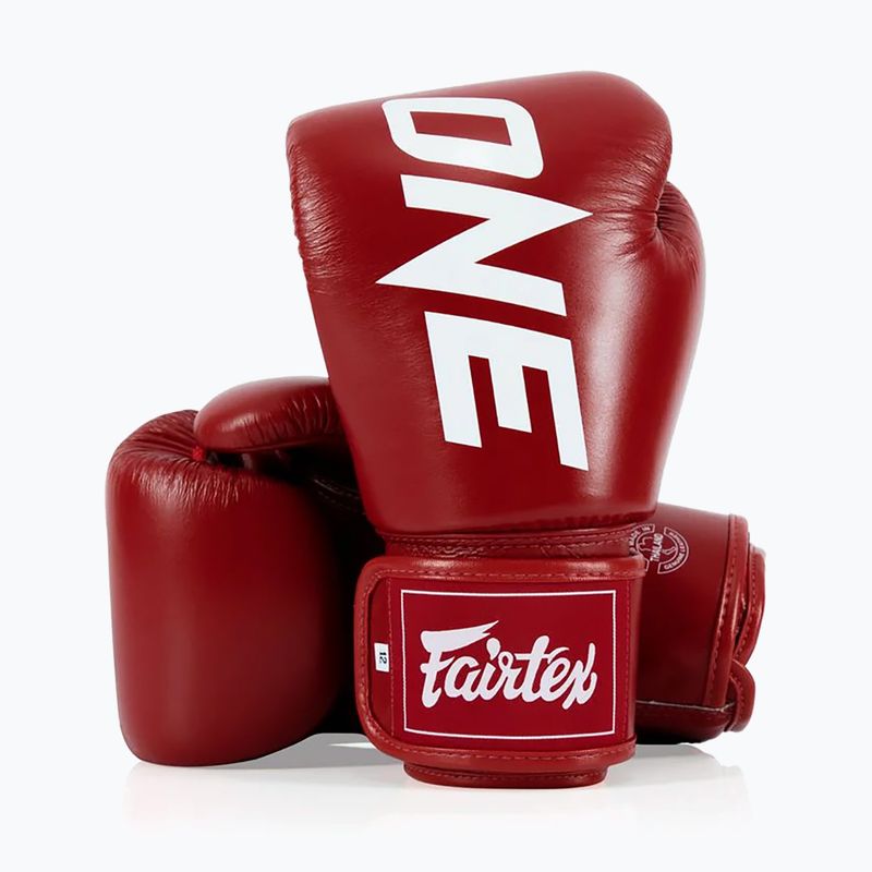Guanti da boxe Fairtex ONE X Fairtex rosso 4