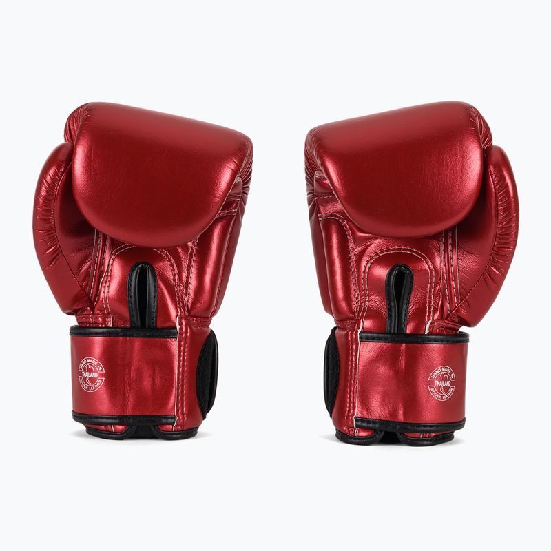Guantoni da boxe Fairtex Metallic rosso 3