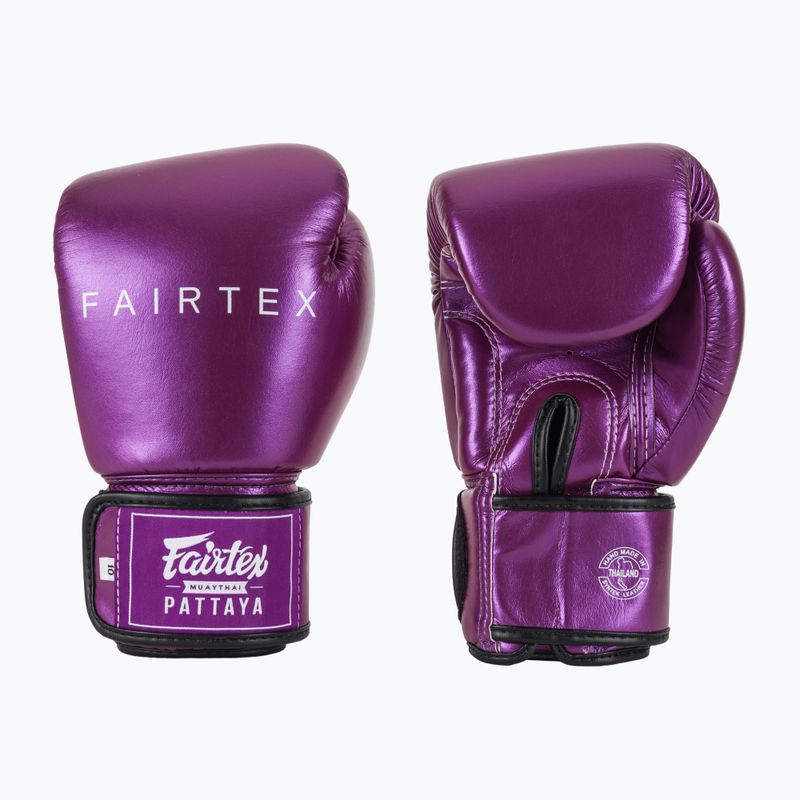 Guantoni da boxe Fairtex Metallic viola