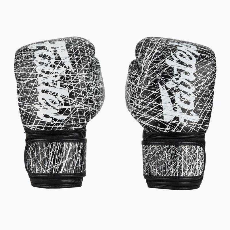 Guanti da pittore Fairtex Microfiber Art Collections nero/bianco 2