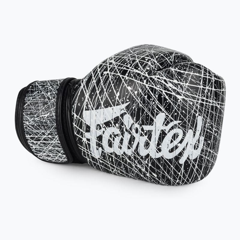 Guanti da pittore Fairtex Microfiber Art Collections nero/bianco 5
