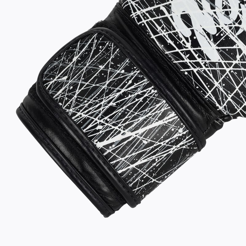 Guanti da pittore Fairtex Microfiber Art Collections nero/bianco 6