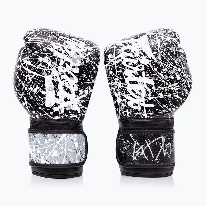 Guanti da pittore Fairtex Microfiber Art Collections nero/bianco