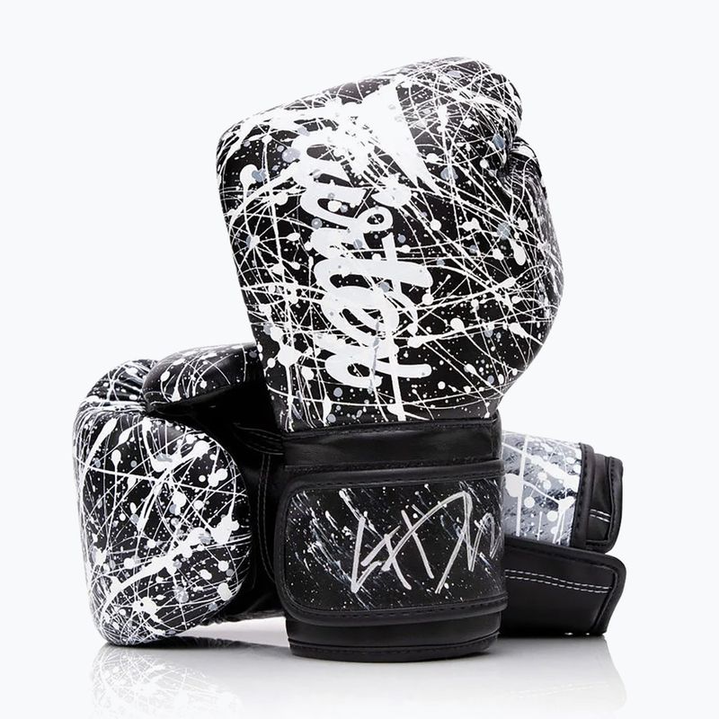 Guanti da pittore Fairtex Microfiber Art Collections nero/bianco 4