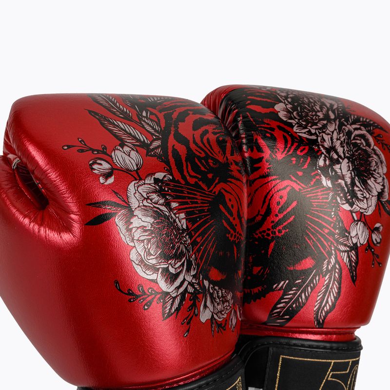 Guanti da boxe rossi Fairtex Golden Jubilee 7