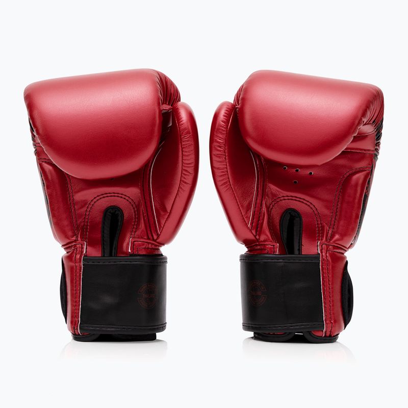 Guanti da boxe rossi Fairtex Golden Jubilee 2