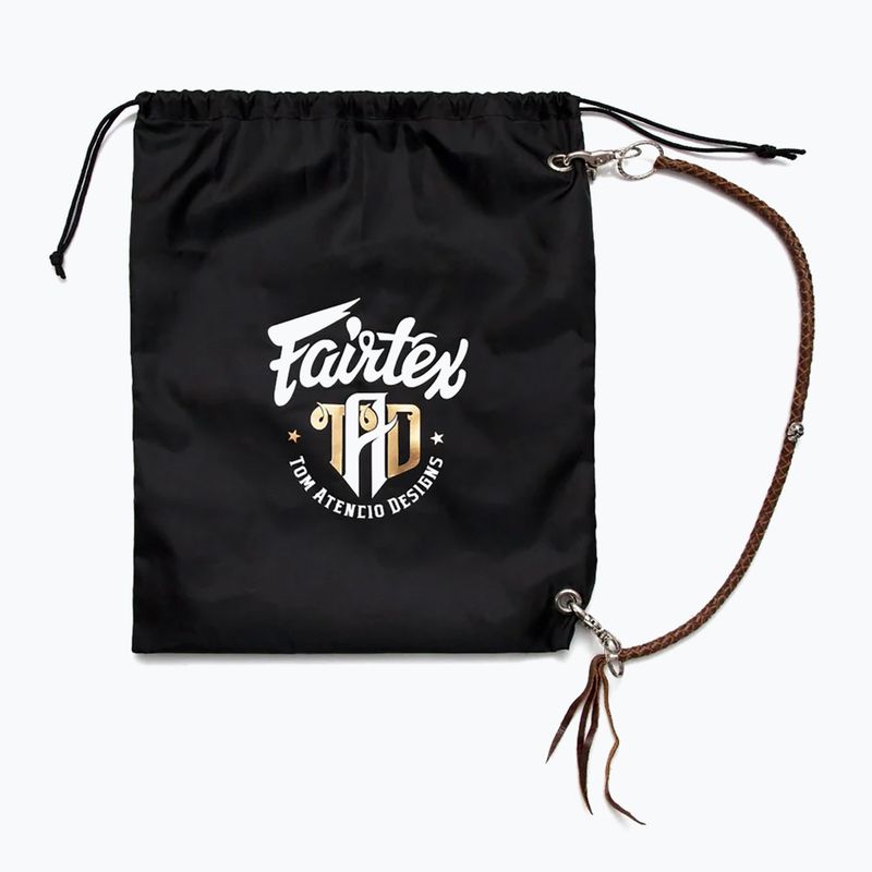 Guanti da boxe Fairtex X Tom Atencio Il cuore del guerriero Boxe carbone 3