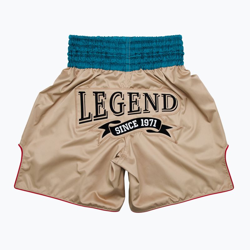 Fairtex Boxing Trunks BT2010 'Vintage' pantaloncini da boxe color kaki 2