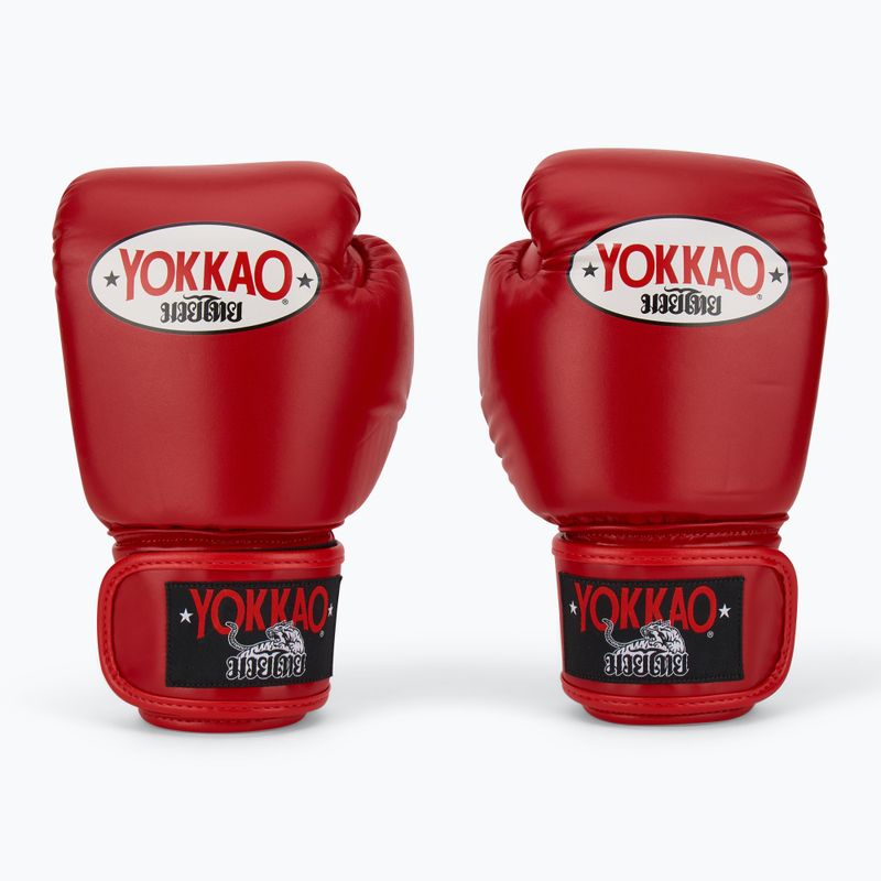 Guanti da boxe da uomo YOKKAO Matrix rosso 2