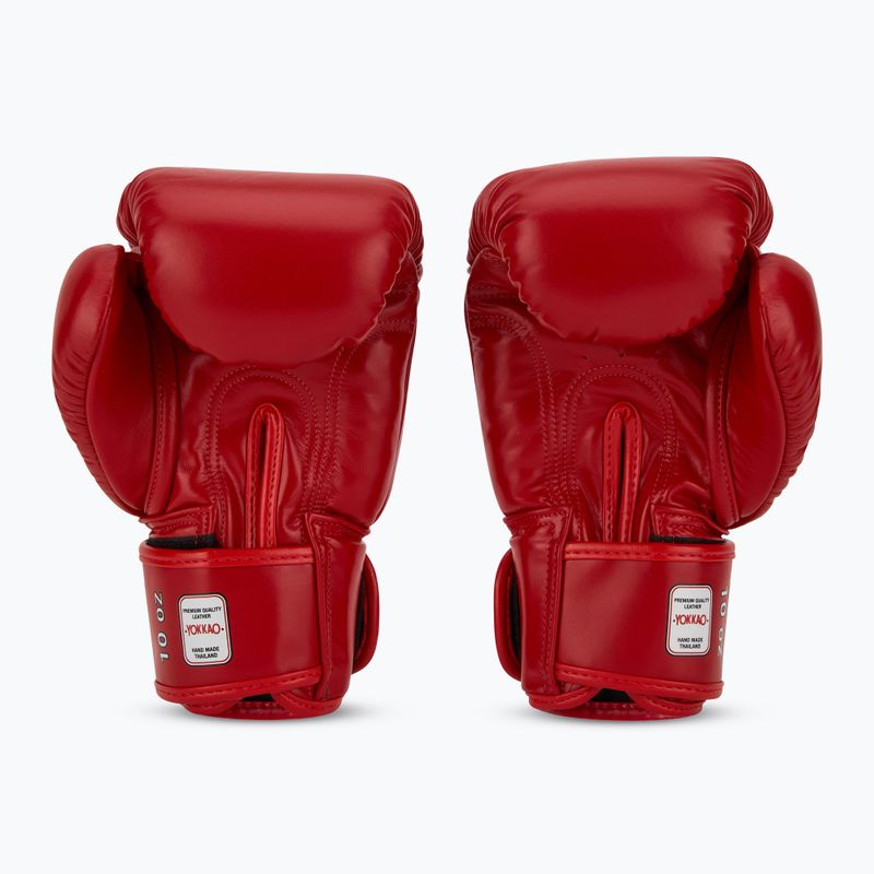 Guanti da boxe da uomo YOKKAO Matrix rosso 3