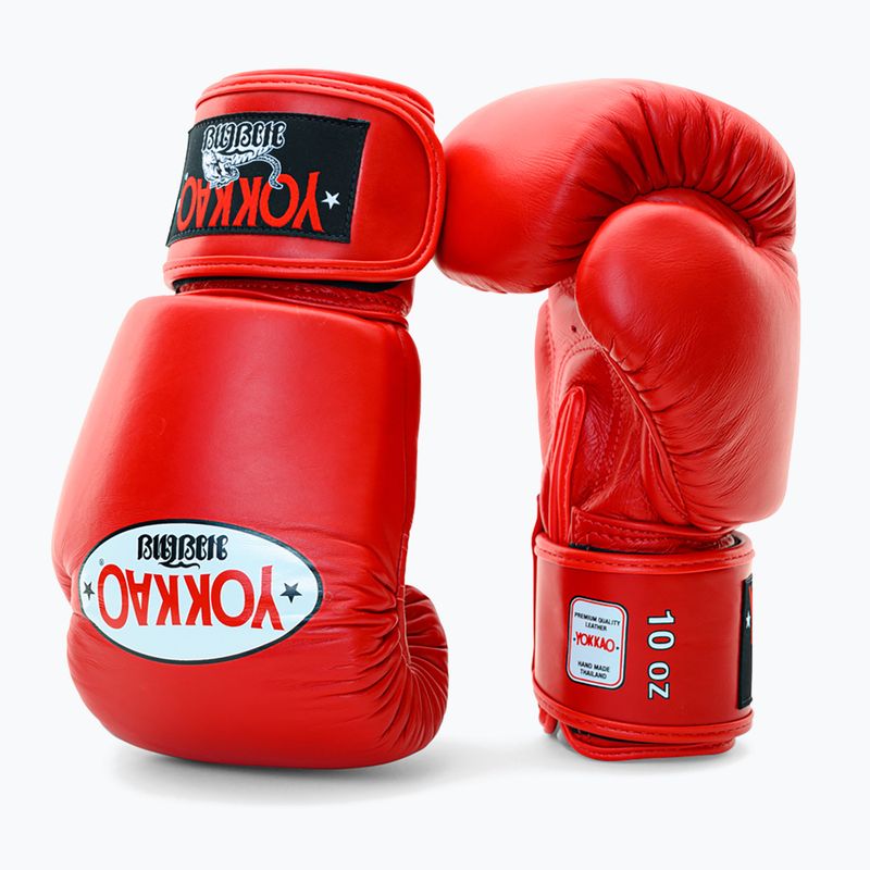 Guanti da boxe da uomo YOKKAO Matrix rosso 8