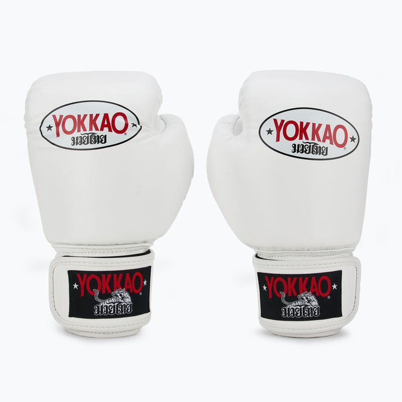 Guanti da boxe da uomo YOKKAO Matrix bianco 2