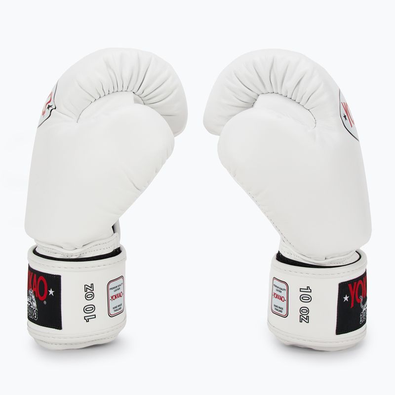 Guanti da boxe da uomo YOKKAO Matrix bianco 4