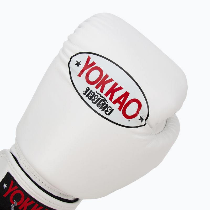 Guanti da boxe da uomo YOKKAO Matrix bianco 5