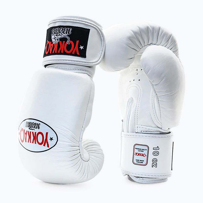 Guanti da boxe da uomo YOKKAO Matrix bianco 2