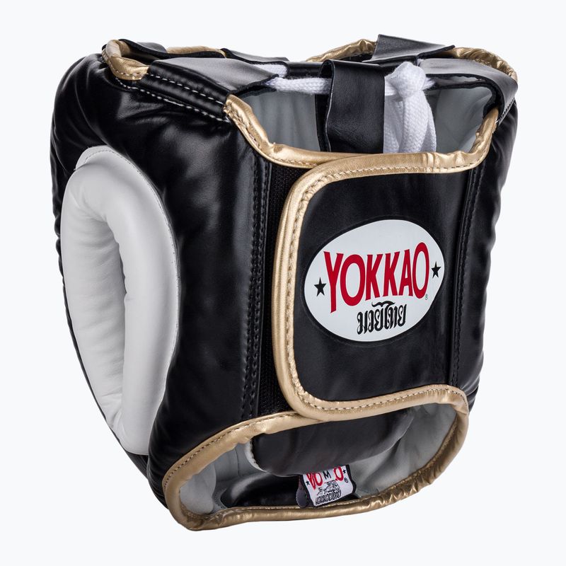 Casco sportivo da combattimento YOKKAO Training Headguard nero 2